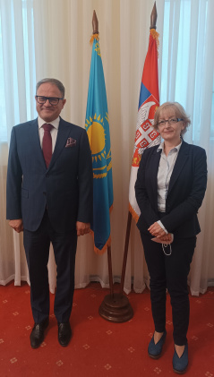 4. septembar 2024. godine Potpredsednica Narodne skupštine Marina Raguš i zamenik ministra spoljnih poslova Kazahstana